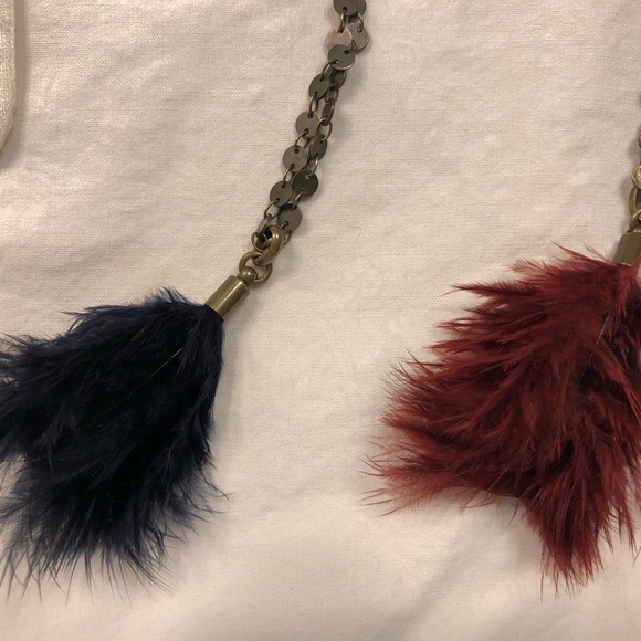 SOLD Isabel Marant feather charm necklaces - Picture 5 of 5